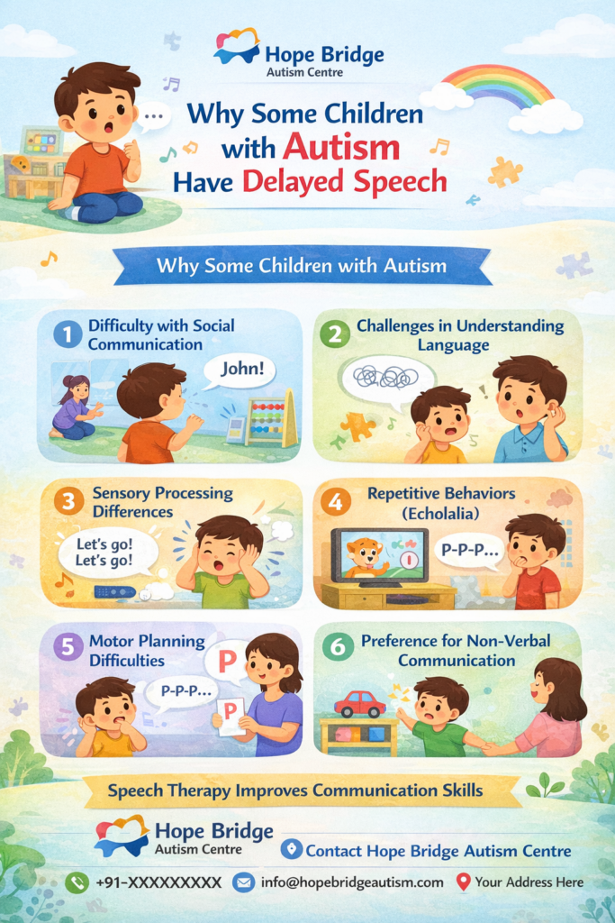 some children delayed speech